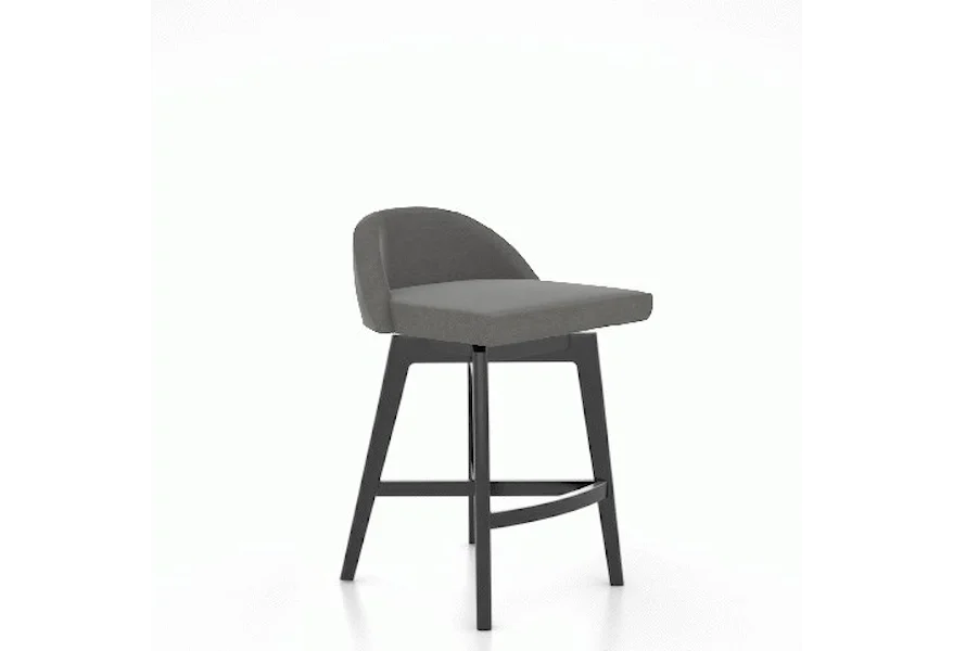 Downtown - Custom Dining Customizable 25" Fixed Stool by Canadel at Esprit Decor Home Furnishings